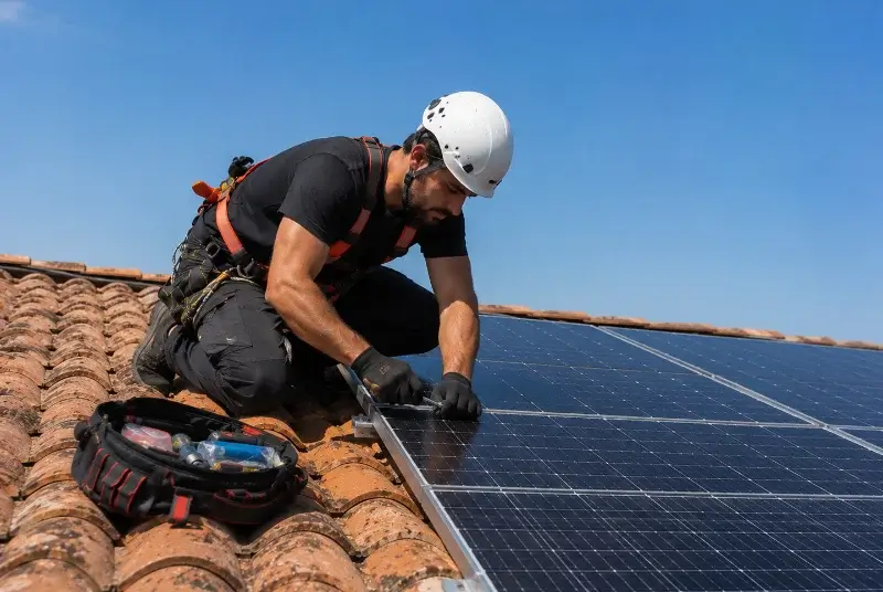 Maintenance et monitoring de panneaux solaires à Pont-Saint-Esprit